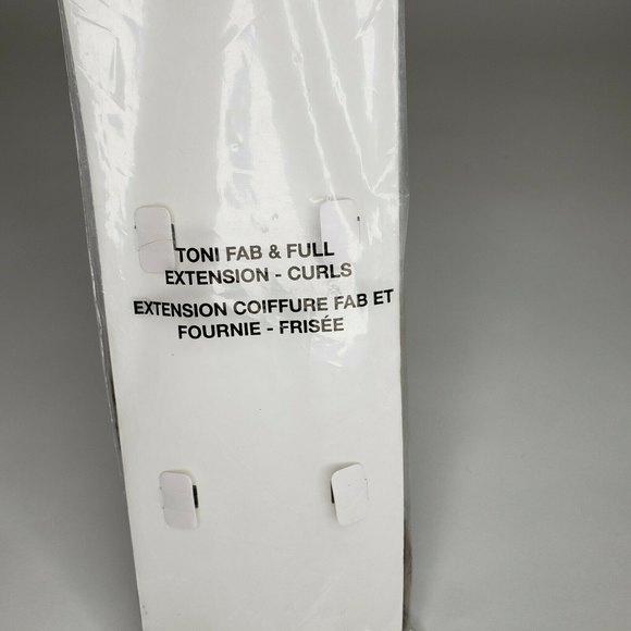 Celebrity Signatures Med Blonde Hair Extensions Full Curls New Cosplay Costume - Picture 3 of 4